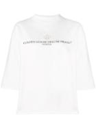 Golden Goose Logo Print Sweatshirt - White