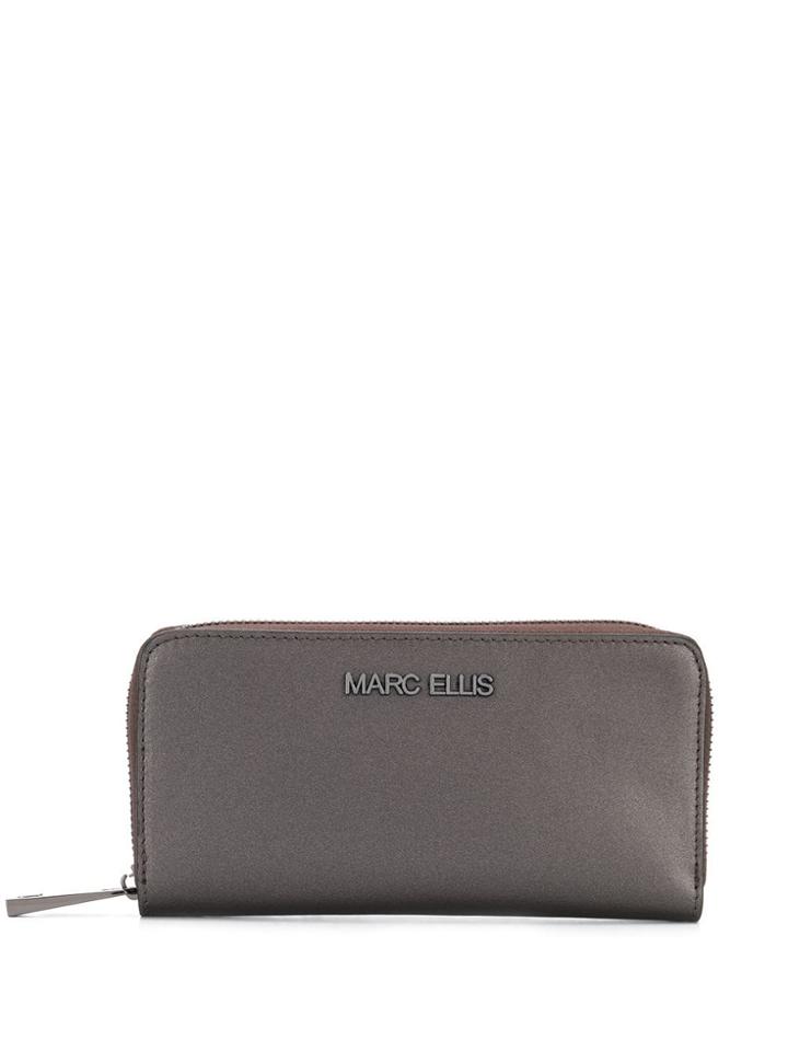 Marc Ellis Logo Plaque Wallet - Grey