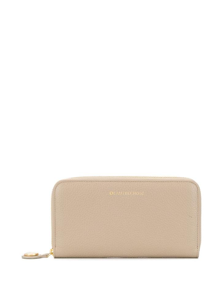 L'autre Chose Logo Print Wallet - Neutrals
