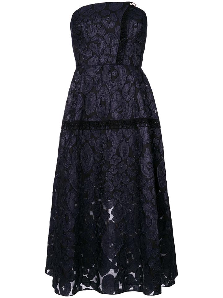 Roland Mouret Lydney Jacquard Dress - Blue