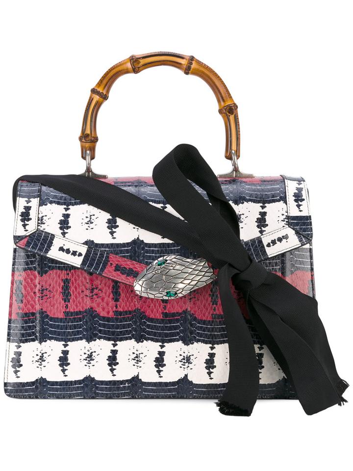 Gucci - Lilith Top Handle Bag - Women - Leather - One Size, Blue, Leather