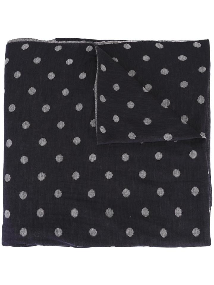 Comme Des Garçons Comme Des Garçons Dotted Scarf, Women's, Blue, Acrylic/wool