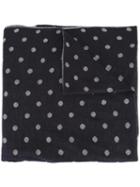 Comme Des Garçons Comme Des Garçons Dotted Scarf, Women's, Blue, Acrylic/wool