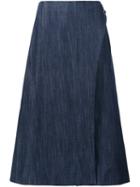 Adam Lippes Midi Wrap Skirt