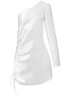 Georgia Alice 'snake' Mini Dress, Women's, Size: 8, White, Silk/cotton