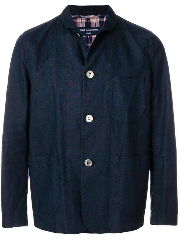 Comme Des Garçons Pre-owned Postman Jacket - Blue