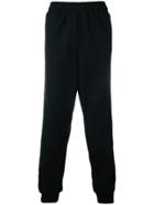 Moschino Logo Stripe Track Trousers - Black