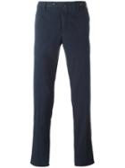 Pt01 - Classic Chinos - Men - Cotton/spandex/elastane - 54, Blue, Cotton/spandex/elastane