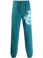 Misbhv The Screen Print Sweat Trousers - Blue