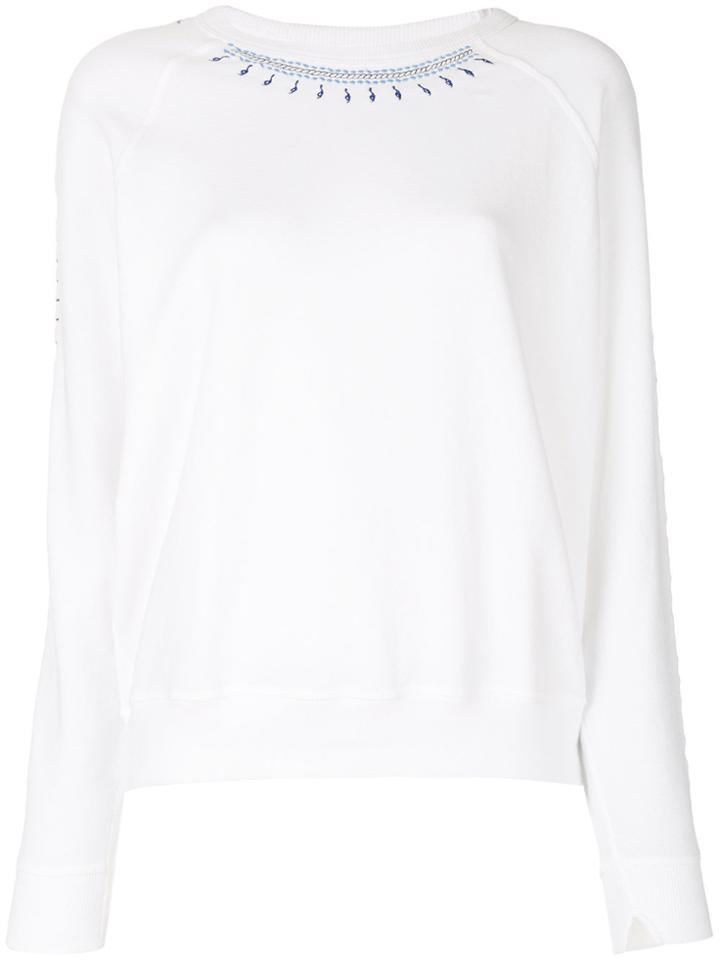 The Great Crew Neck Sweatshirt - White