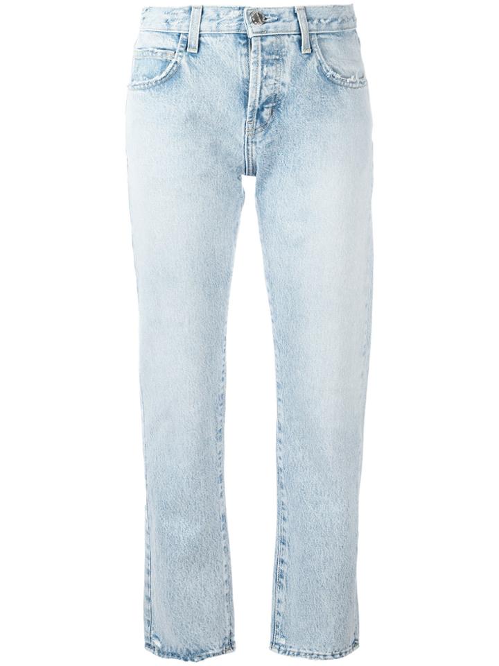 Current/elliott The Original Straight Jeans - Blue