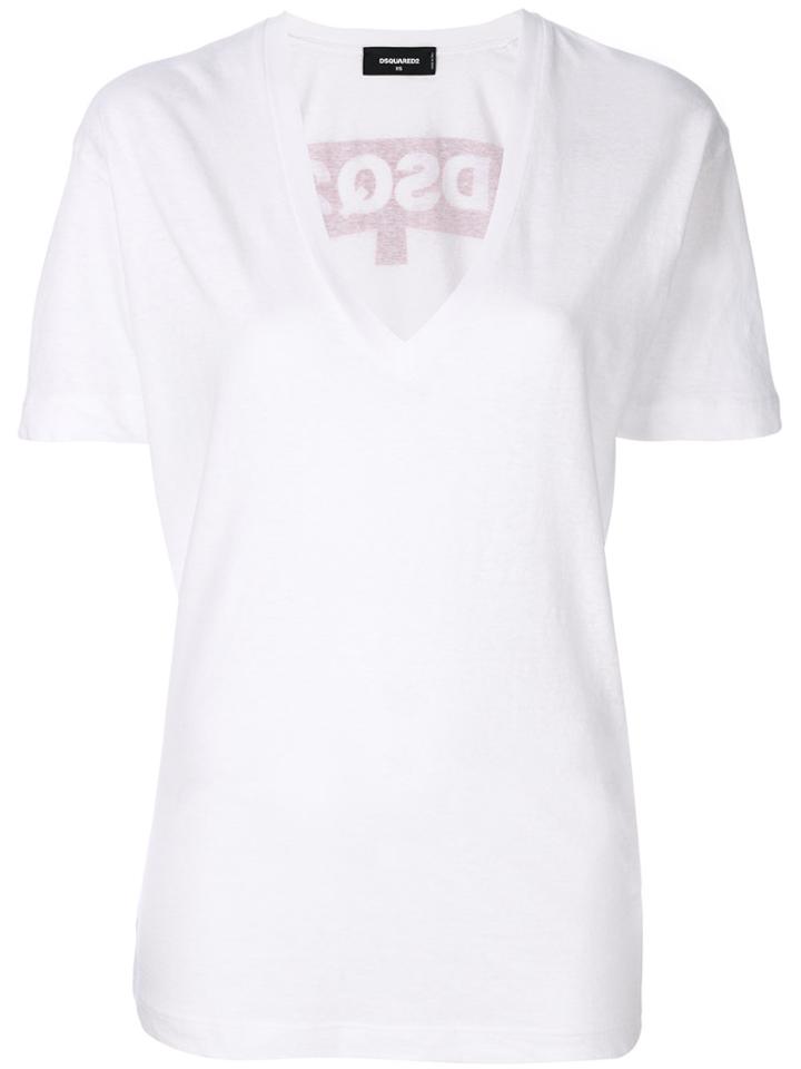 Dsquared2 Rear Print T-shirt - White