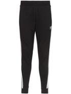 Adidas Striped Slim-fit Track Pants - Black