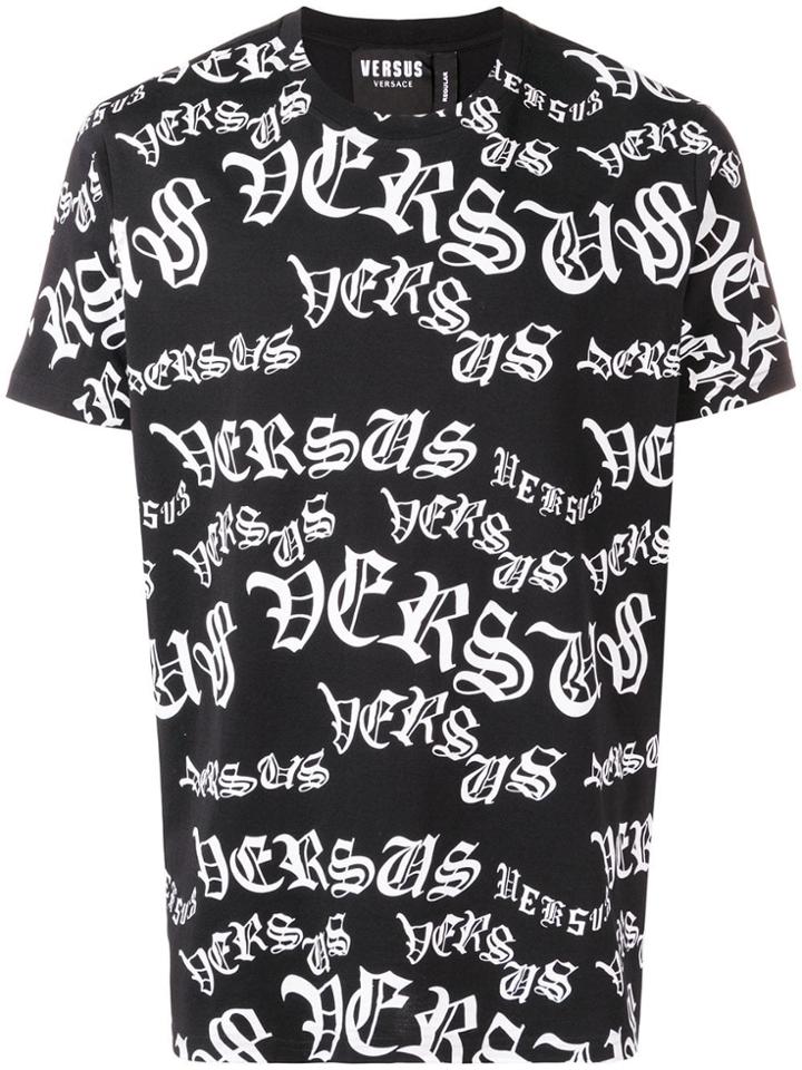 Versus Branded T-shirt - Black