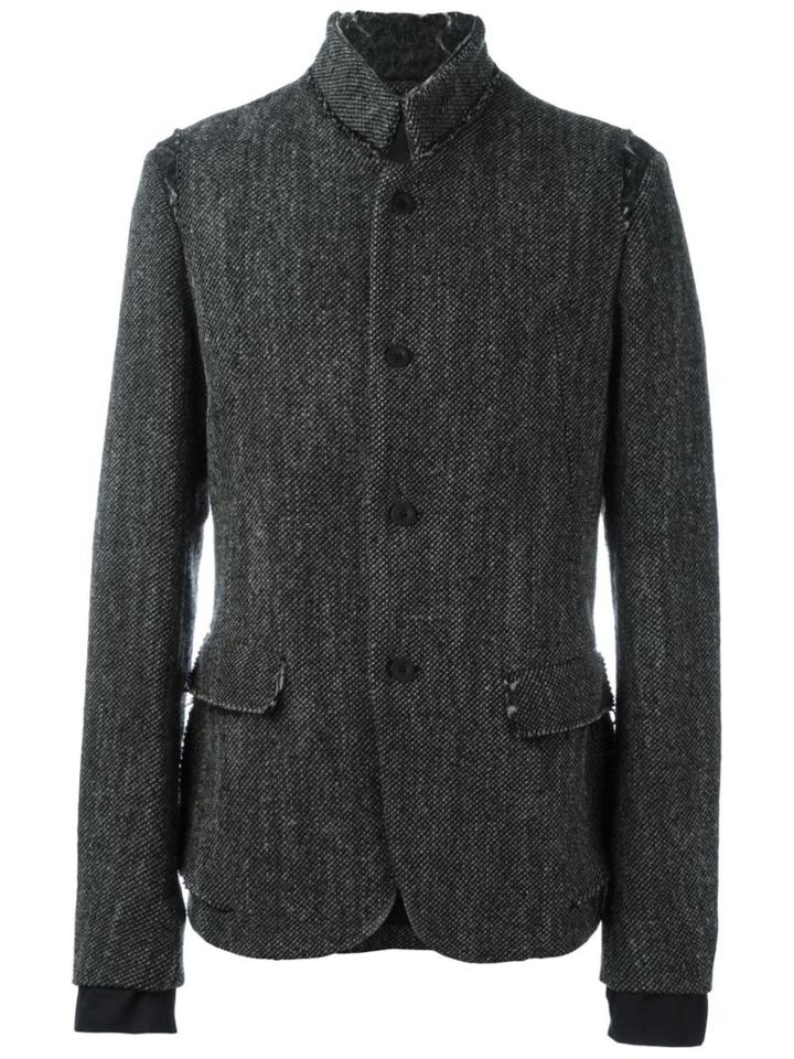 Lost & Found Ria Dunn Single Breasted Jacket, Men's, Size: Medium, Black, Linen/flax/polyester/viscose/virgin Wool