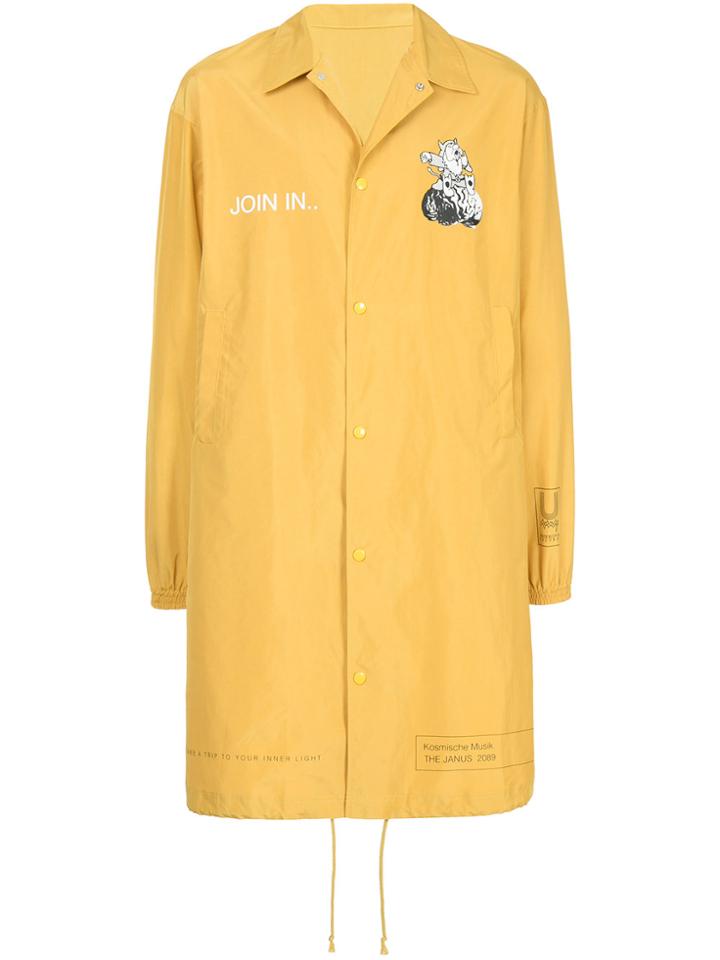 Undercover Spiritual Noise Raincoat - Yellow & Orange