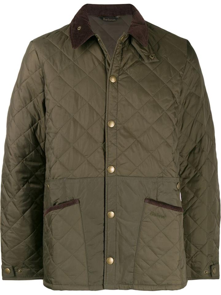 Barbour Diamond-quilt Light Jacket - Green