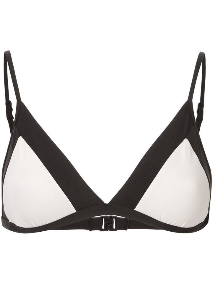 Seafolly Pop Block Fixed Tri Bra - Black