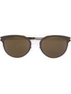 Mykita 'dash' Sunglasses, Adult Unisex, Grey, Stainless Steel