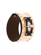 Givenchy Shark Tooth Studded Bracelet, Women's, Size: Medium, Black
