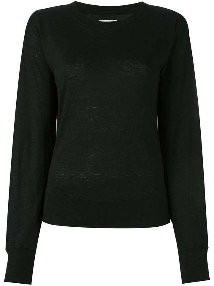 Isabel Marant Étoile Classic Sweatshirt, Women's, Size: Xs, Black, Linen/flax