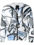 Sport Max Code Enfasi Print Hooded Jacket - White