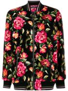 Dolce & Gabbana Floral Bomber Jacket - Multicolour