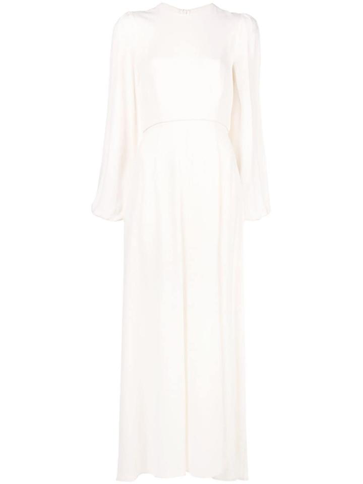 Zimmermann Long Sleeve Dress - White