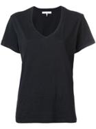 Frame V-neck T-shirt - Black