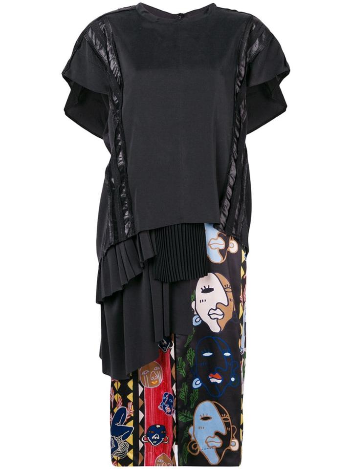 Carven Mid-length T-shirt Dress - Black