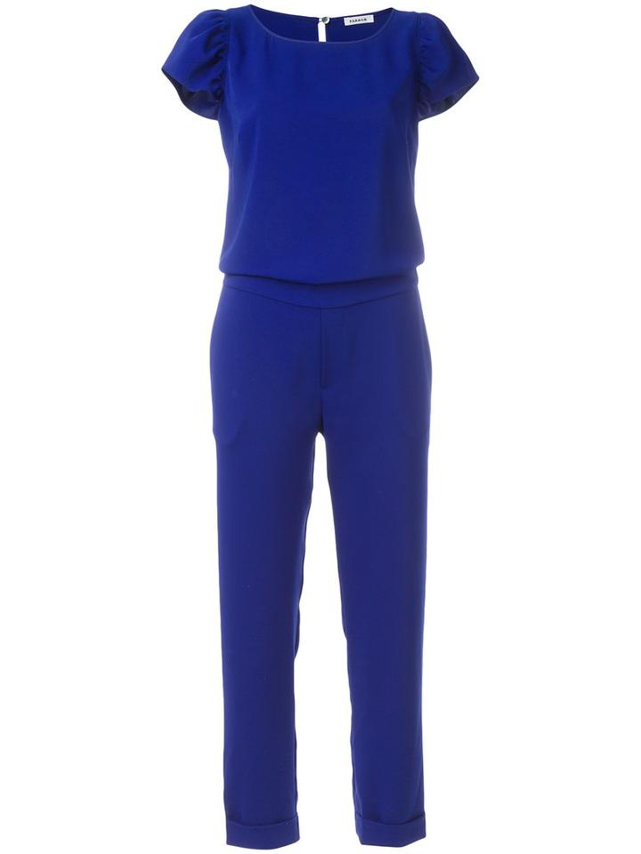 P.a.r.o.s.h. Cap Sleeve Jumpsuit, Women's, Size: Medium, Blue, Polyester