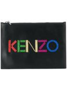Kenzo Christmas Logo Pouch - Black