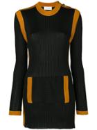 Wales Bonner Ribbed Elongated Jumper - Black