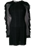 Philosophy Di Lorenzo Serafini Scalloped Mini Dress - Black