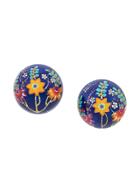 Y/project Painted Bead Earrings - Blue