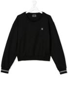 Young Versace Teen Long-sleeve Sweatshirt - Black