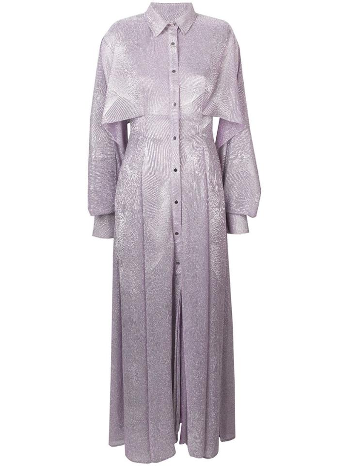 Talbot Runhof Sobara Dress - Purple