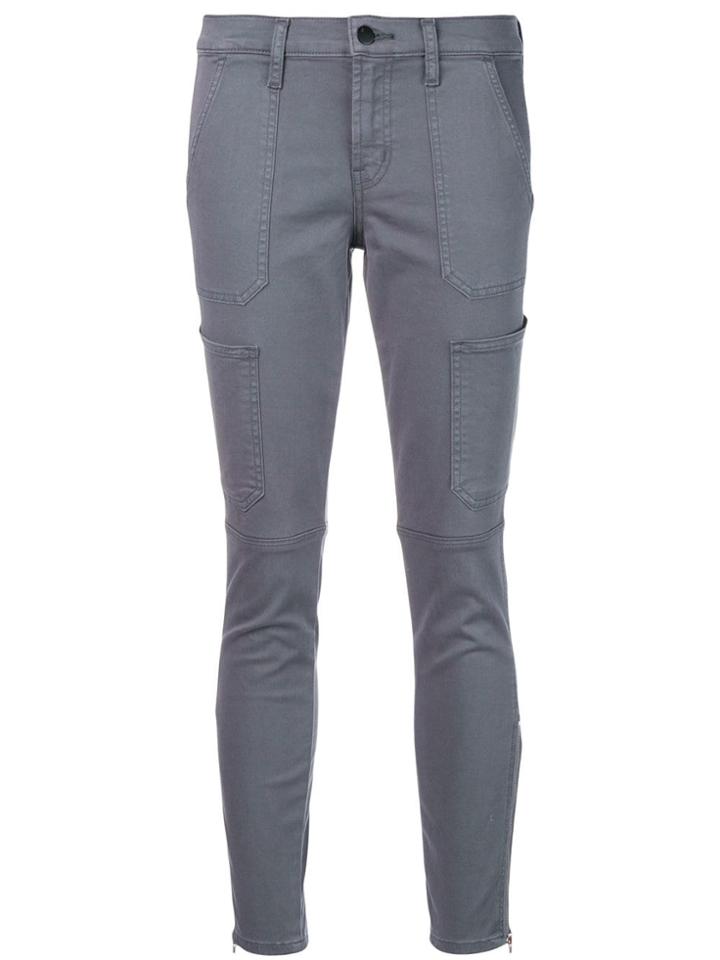 J Brand Utility Pocket Skinny Trousers - Grey