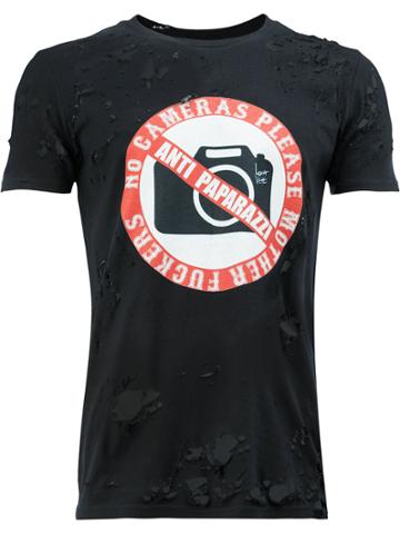 Loha Vete Antipap Print T-shirt - Black