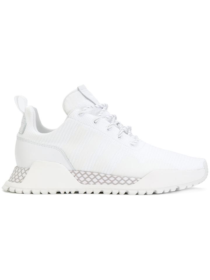 Adidas Adidas Originals F/1.4 Primeknit Trail Runner Sneakers - White