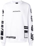 Mauna Kea Printed Crewneck Sweatshirt - White
