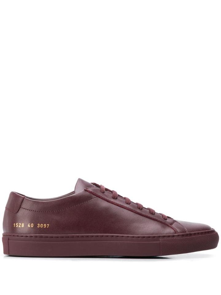 Common Projects Origin Low-top Sneakers - Red