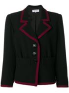 Yves Saint Laurent Vintage Contrast Edge Jacket - Black