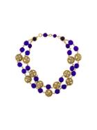 Chanel Pre-owned Adorned Pearls Layered Necklace - Metallic
