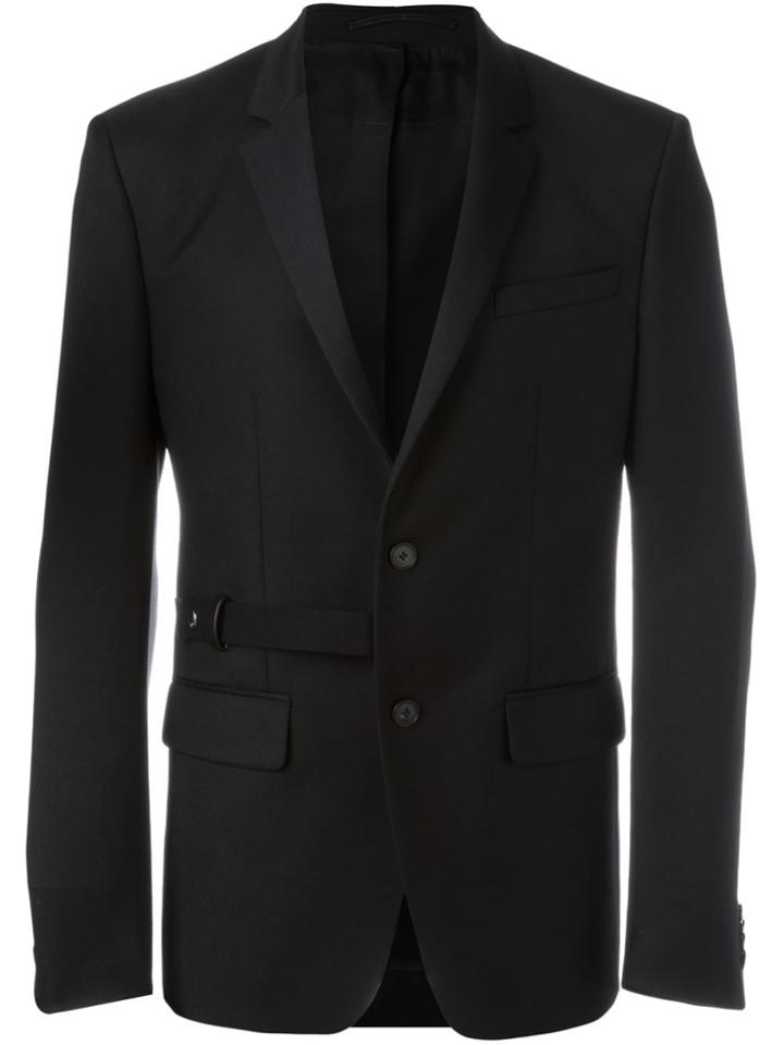 Givenchy Belt Detail Blazer - Black