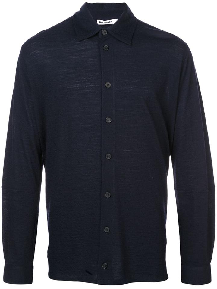Jil Sander Boxy Fit Shirt - Blue