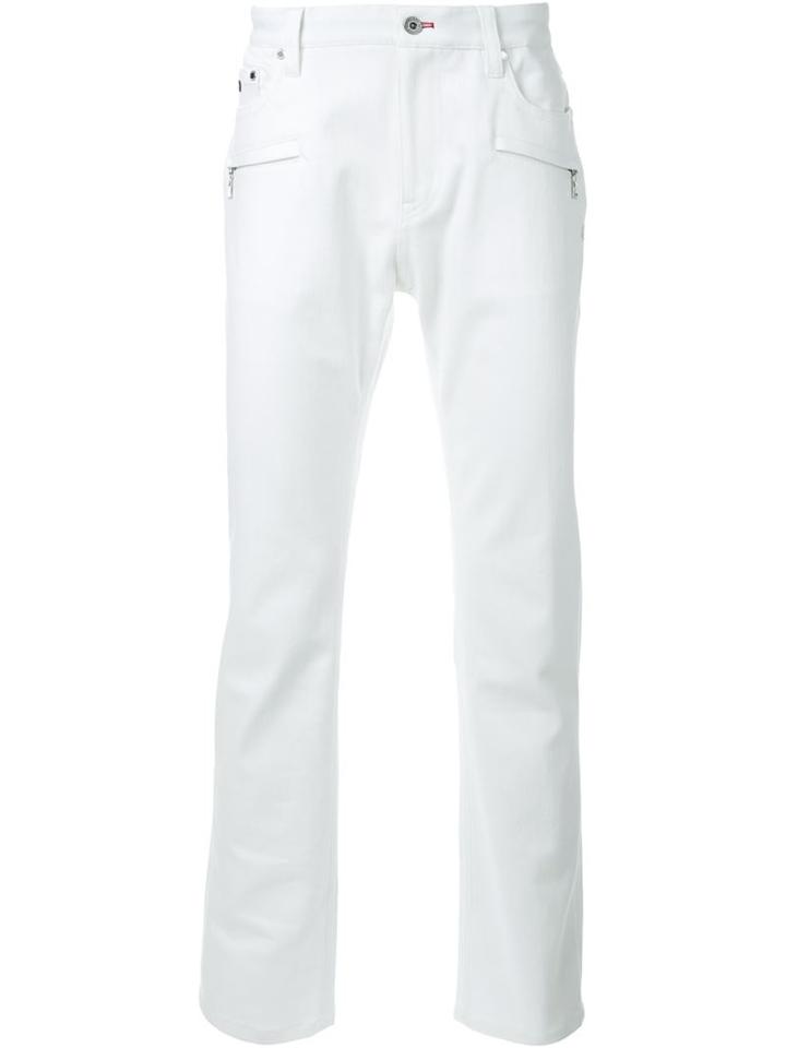 Loveless Skinny 'rider' Trousers, Men's, Size: 3, White, Cotton/polyurethane