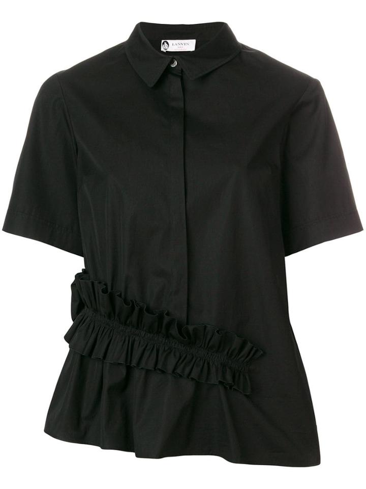 Lanvin Ruffle-trimmed Shirt - Black