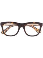 Gucci Eyewear Tortoiseshell Glasses - Brown