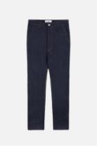 Ami Alexandre Mattiussi Wide Leg Jeans, Men's, Size: 32, Blue, Cotton